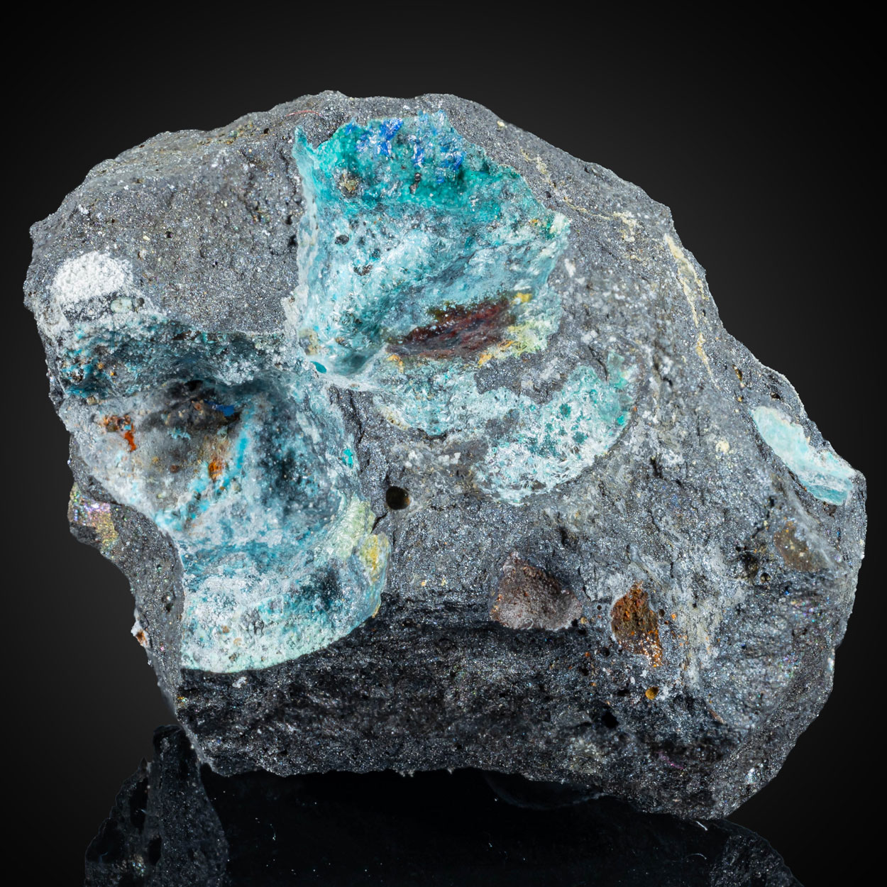Ramsbeckite Linarite & Aurichalcite