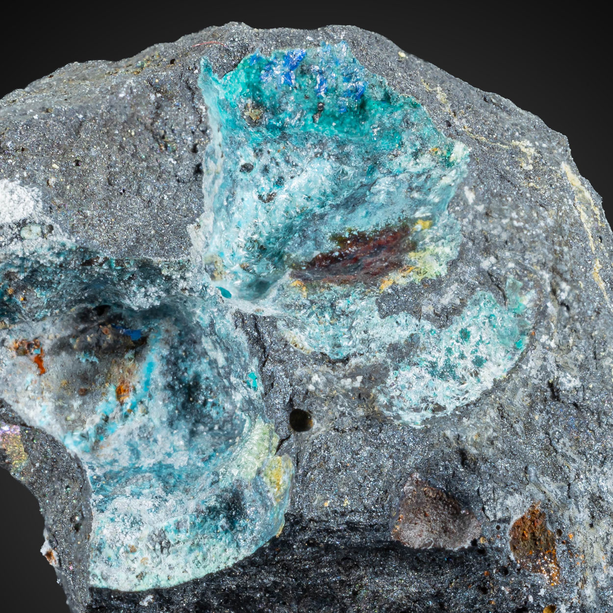 Ramsbeckite Linarite & Aurichalcite
