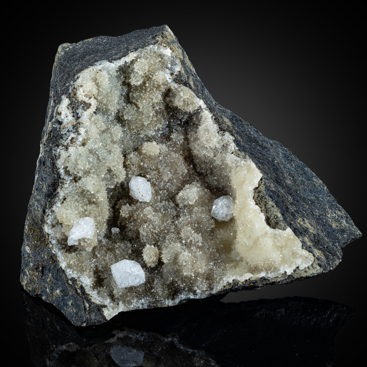 Calcite & Chabazite