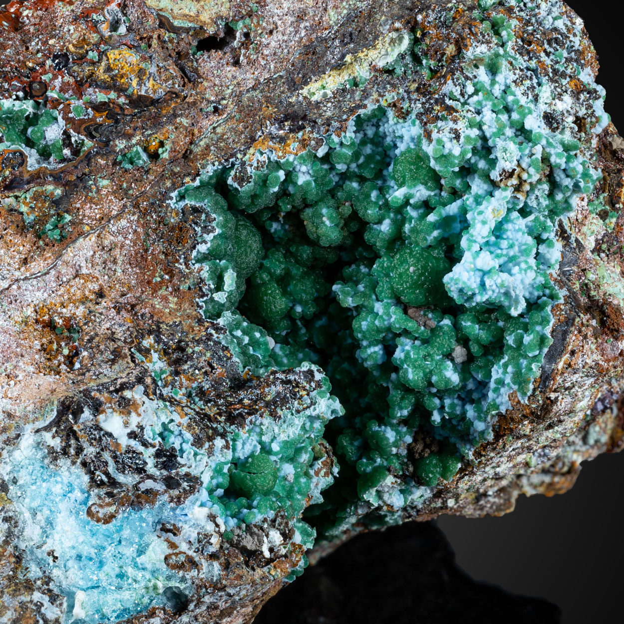 Olivenite Conichalcite & Arsenocrandallite