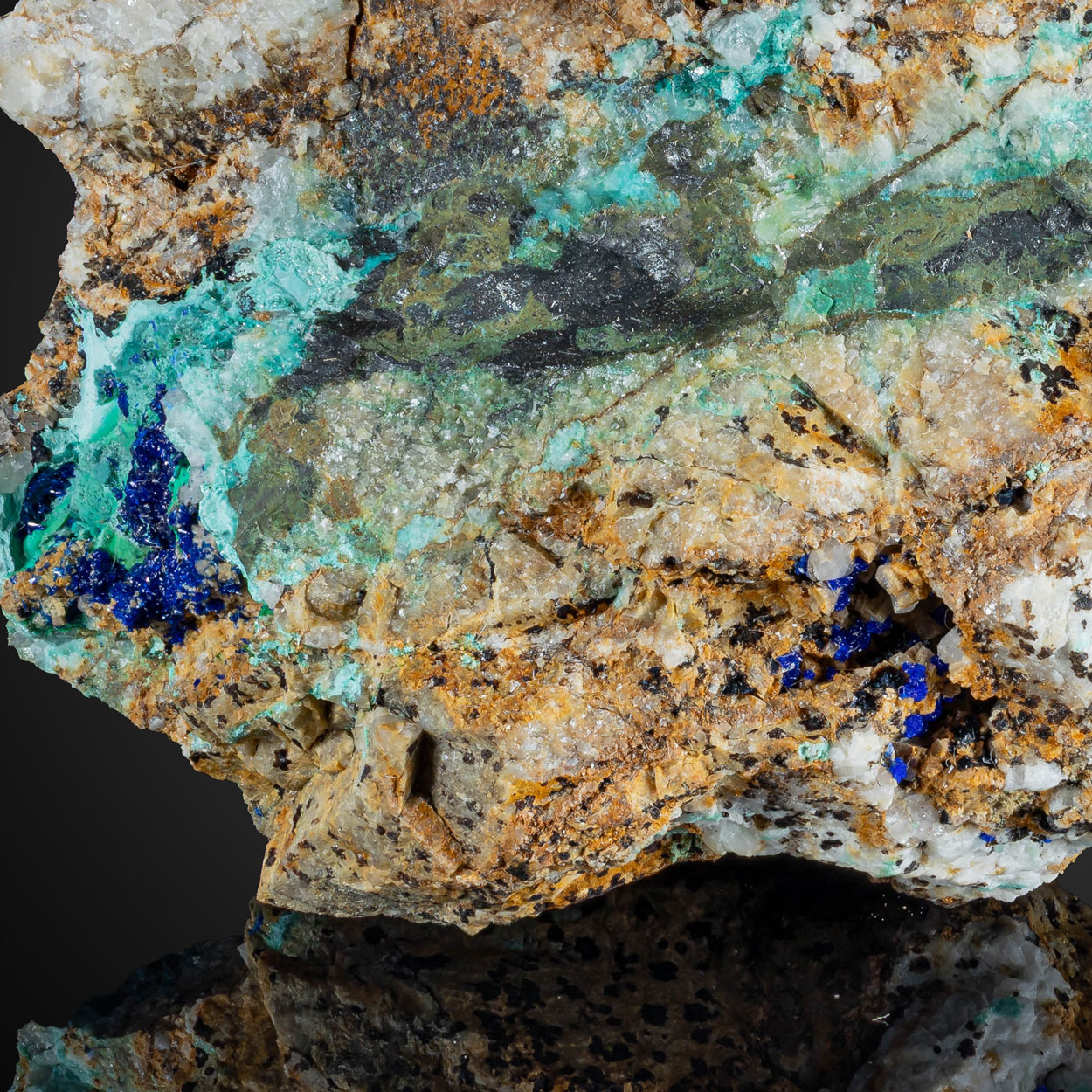 Theisite Azurite & Malachite