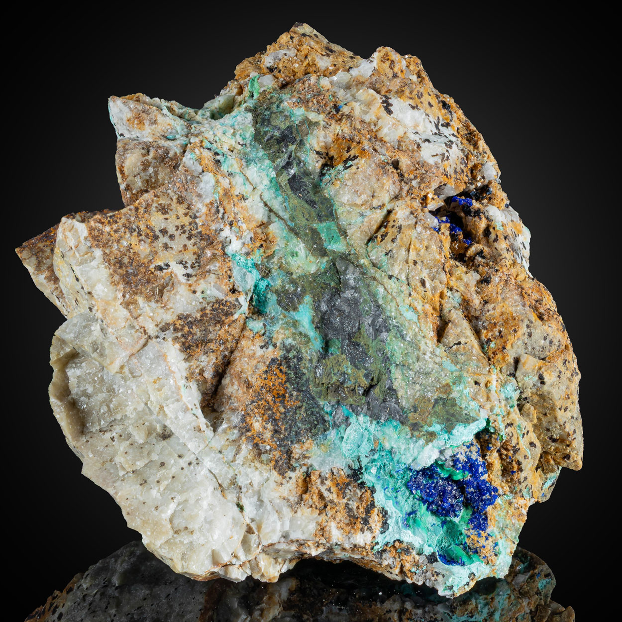 Theisite Azurite & Malachite