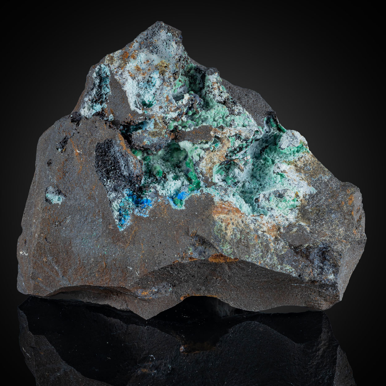 Olivenite & Cyanotrichite