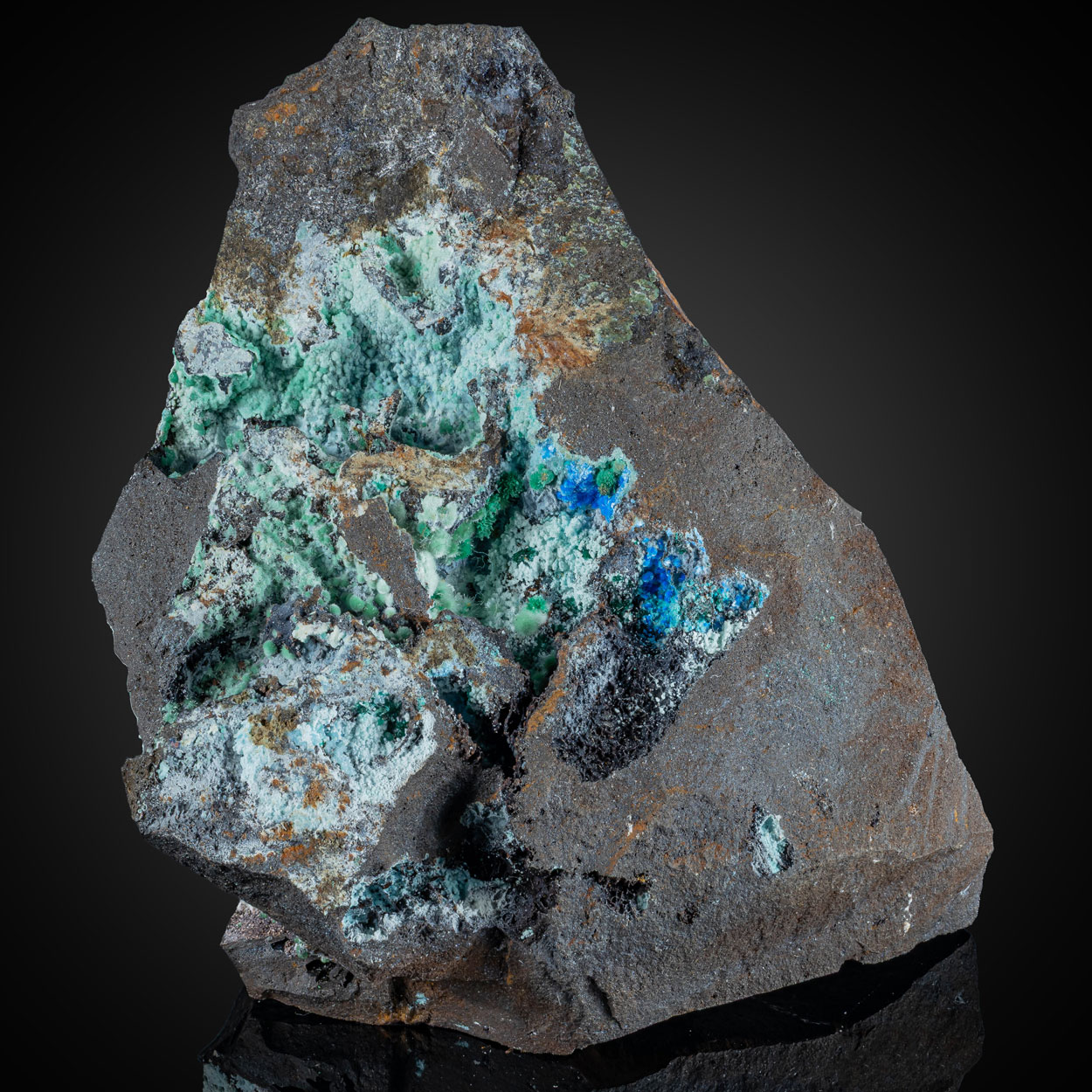 Olivenite & Cyanotrichite