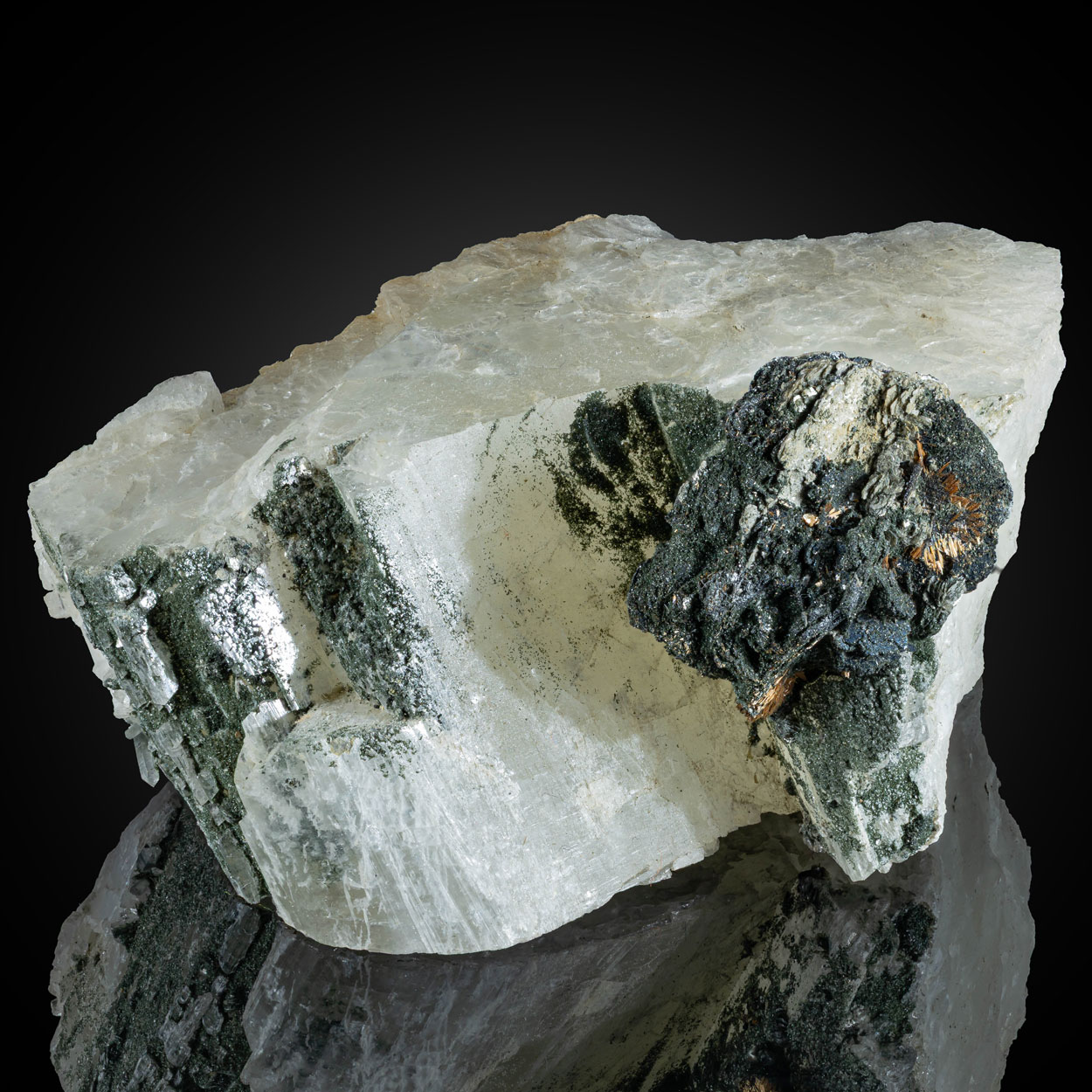 Hematite Rutile On Adularia