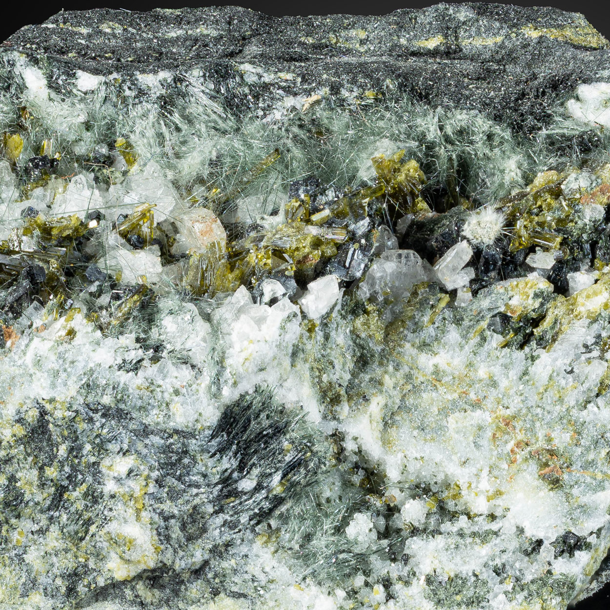 Apatite Epidote Diopside & Byssolite