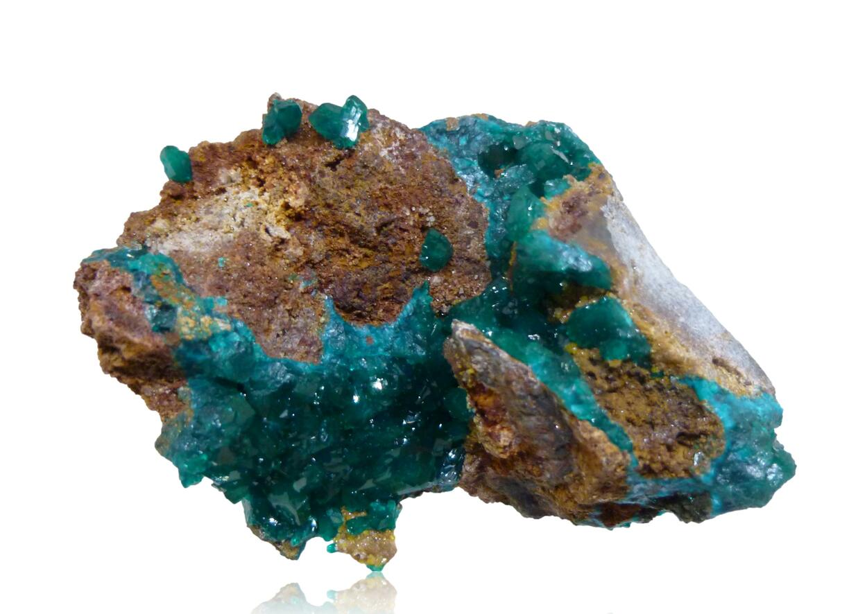 Dioptase & Mimetite