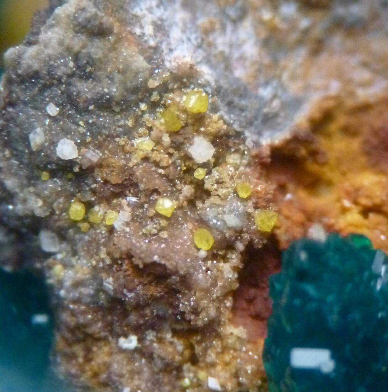 Dioptase & Mimetite