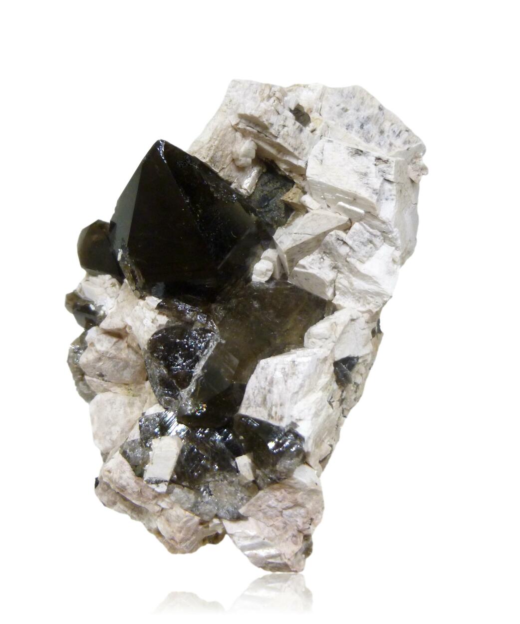 Smoky Quartz & Orthoclase