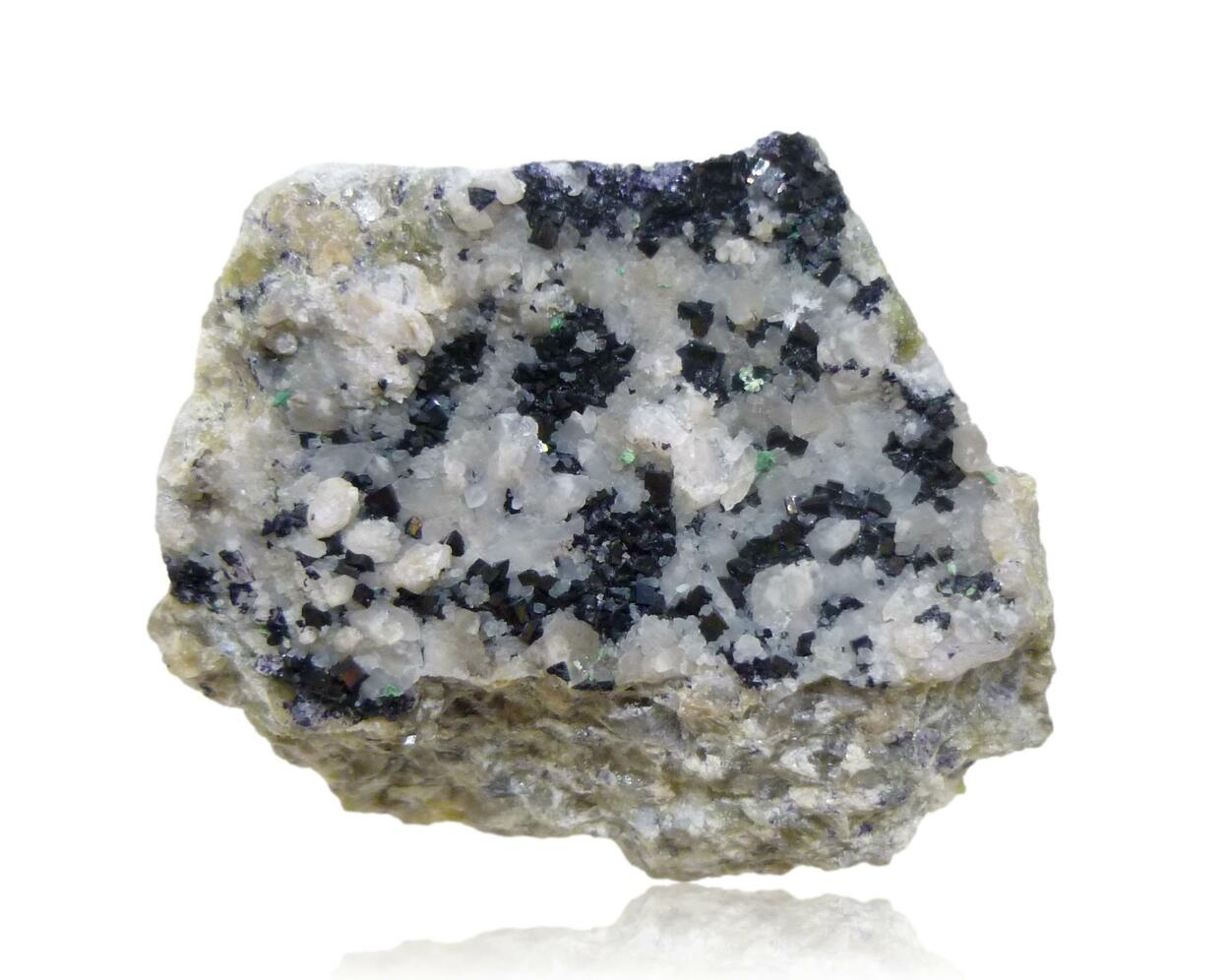 Torbernite & Fluorite