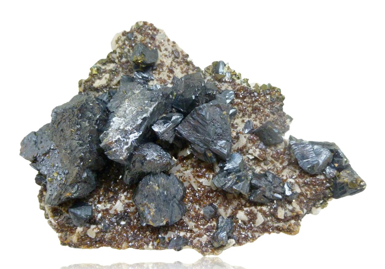 Sphalerite Dolomite & Chalcopyrite