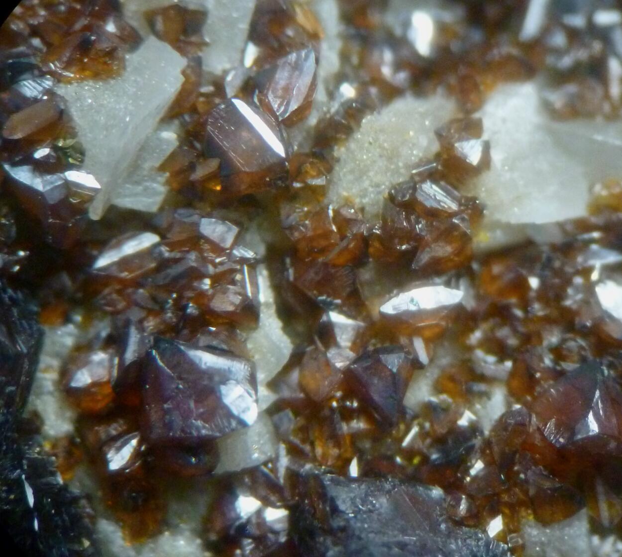 Sphalerite Dolomite & Chalcopyrite