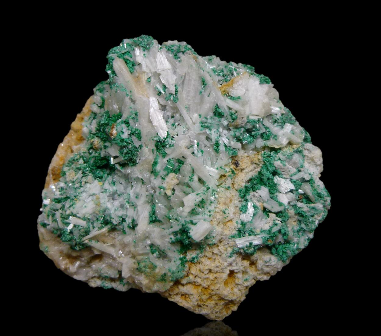 Cerussite & Malachite