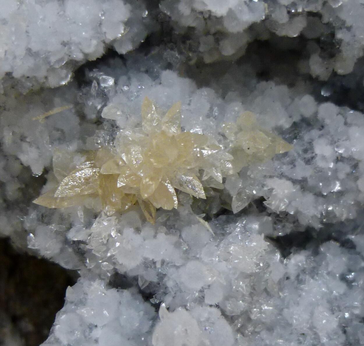 Thomsonite-Ca Chabazite-Ca & Calcite