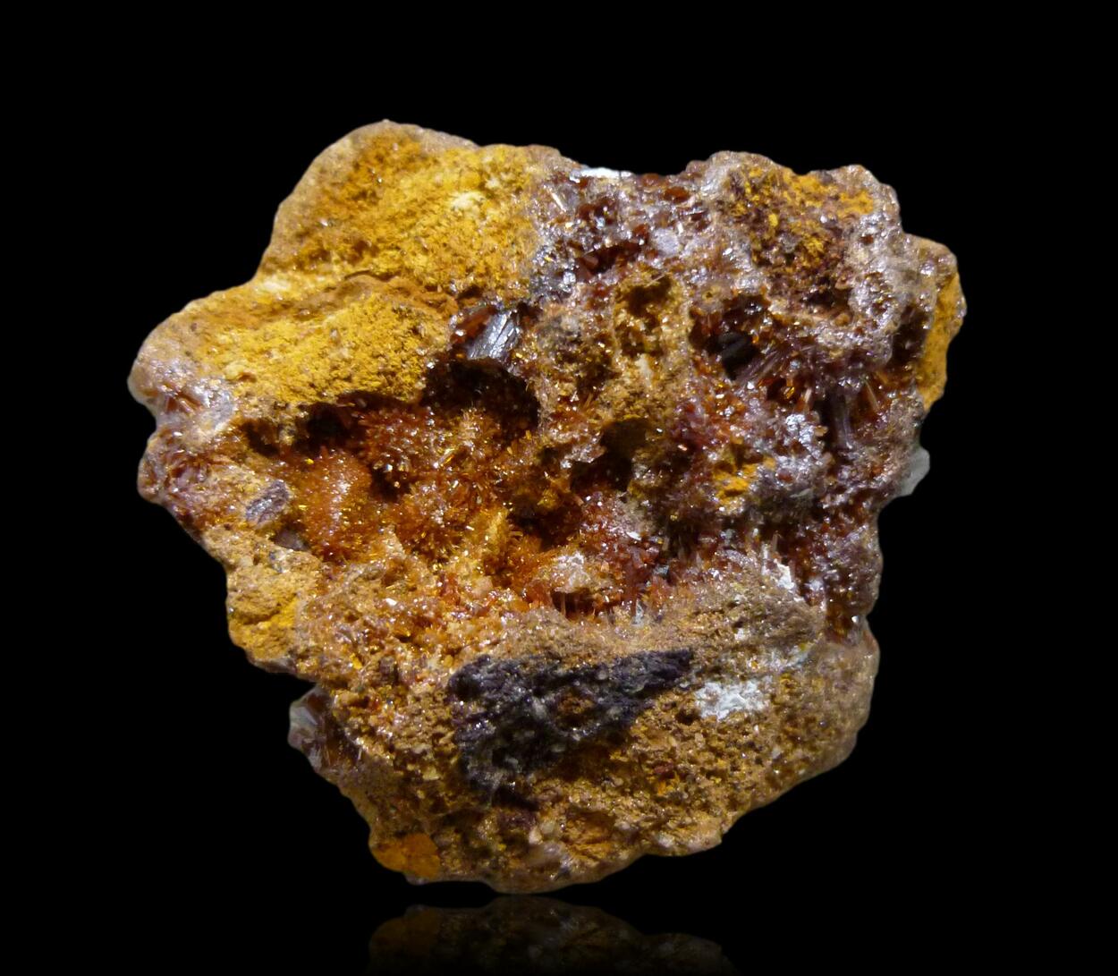 Vanadinite & Calcite