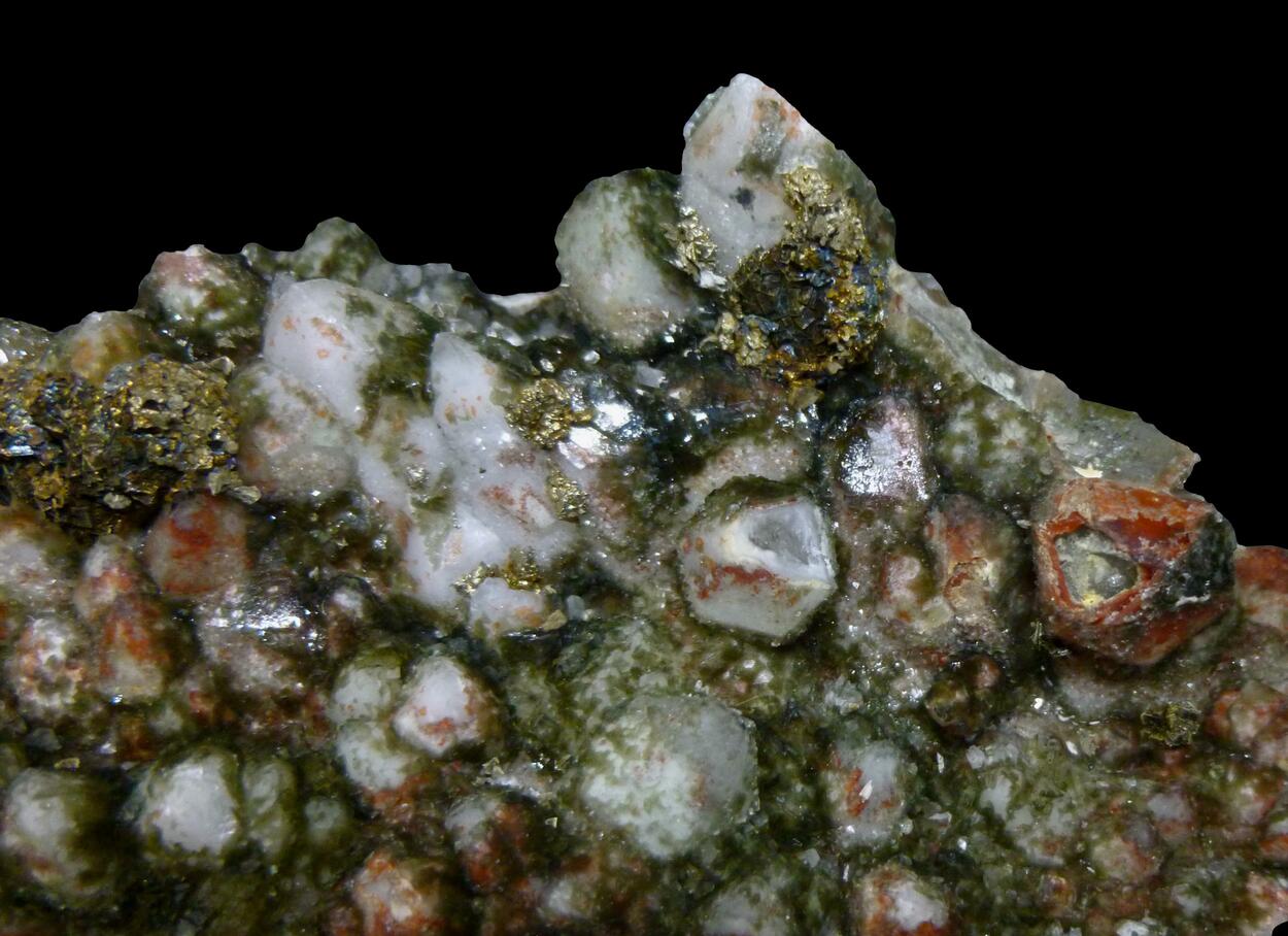 Quartz & Chalcopyrite