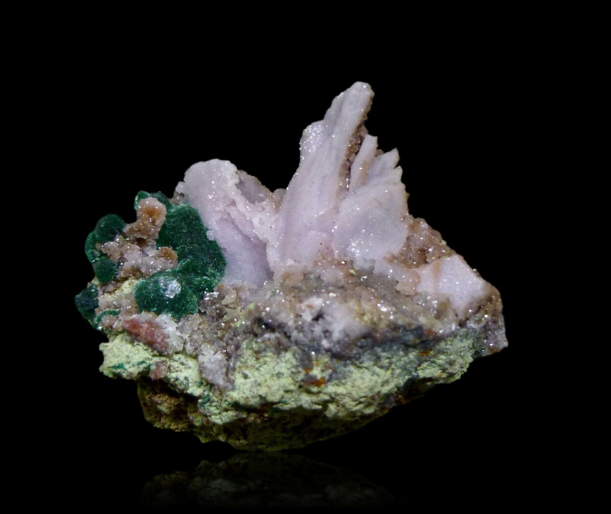 Smithsonite Malachite & Duftite