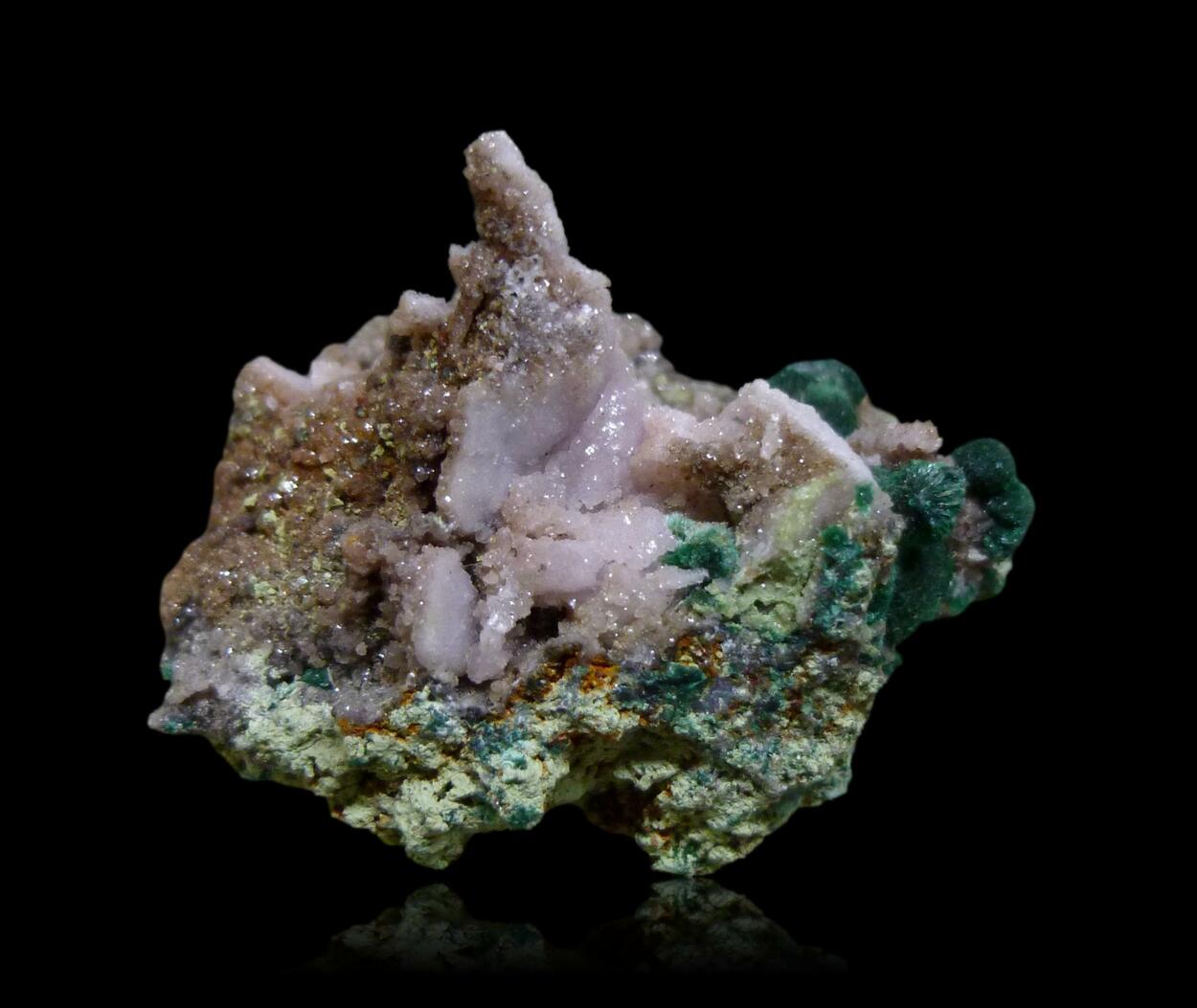 Smithsonite Malachite & Duftite
