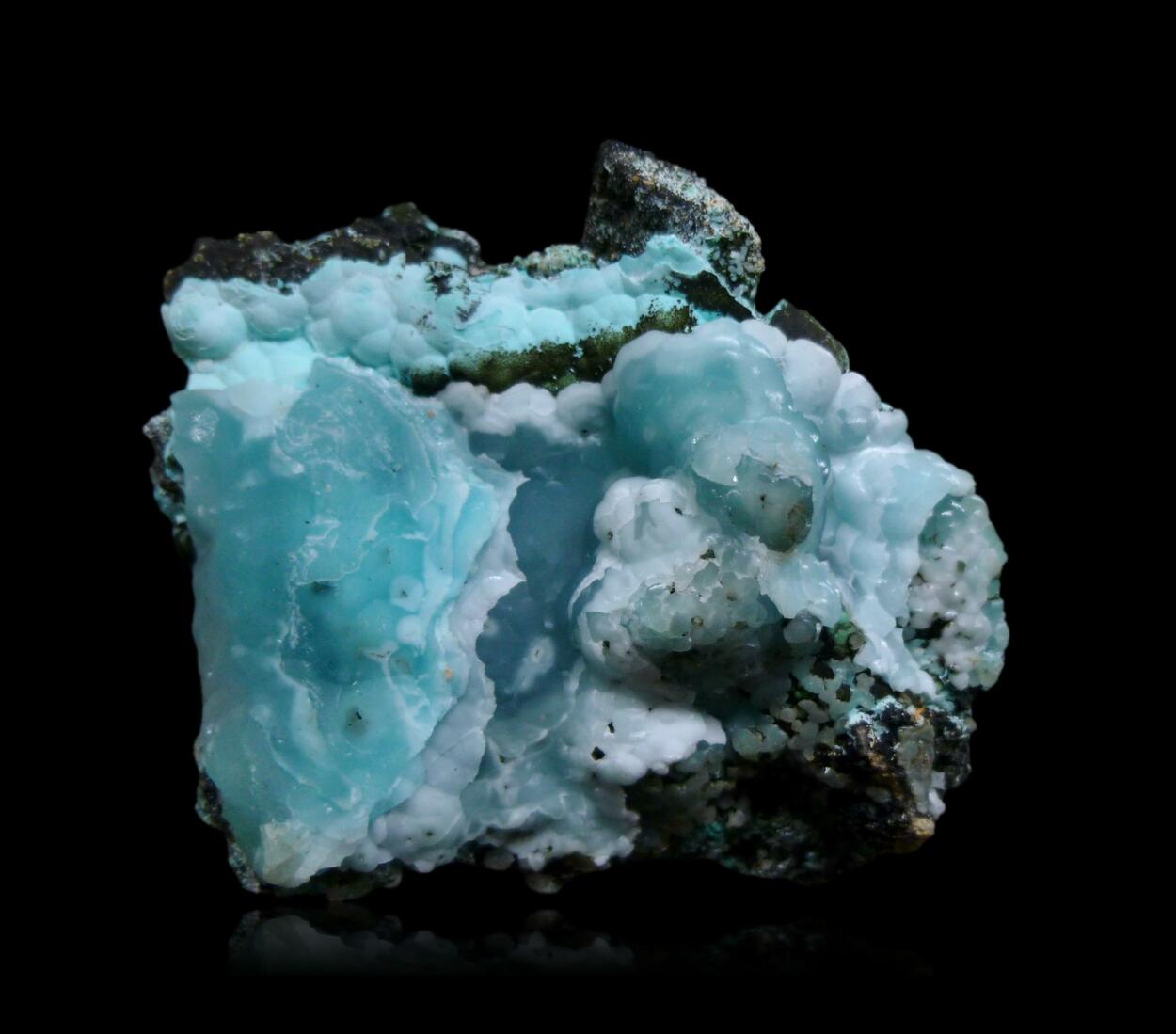 Hemimorphite Aurichalcite & Veszelyite