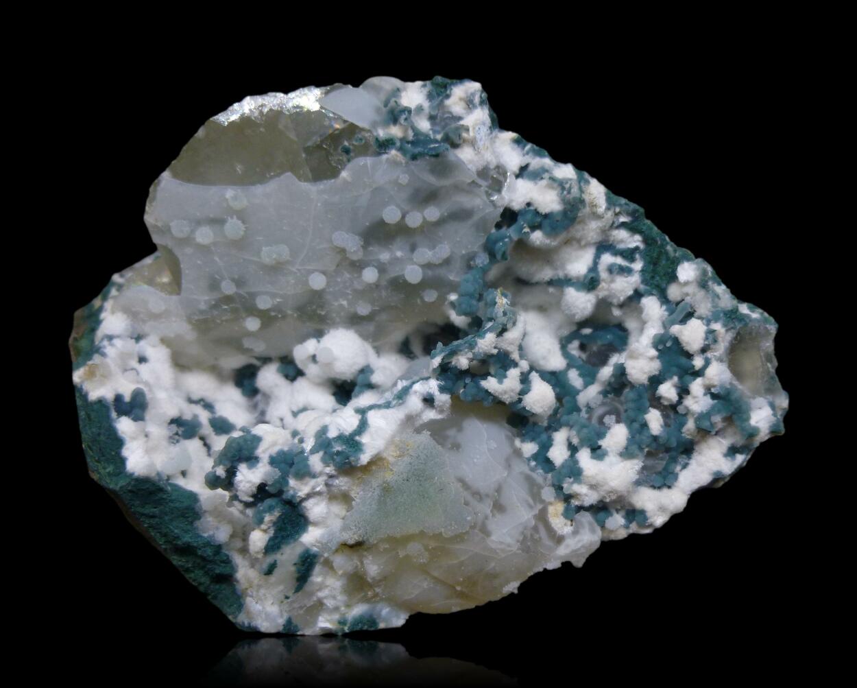 Okenite Calcite & Chalcedony