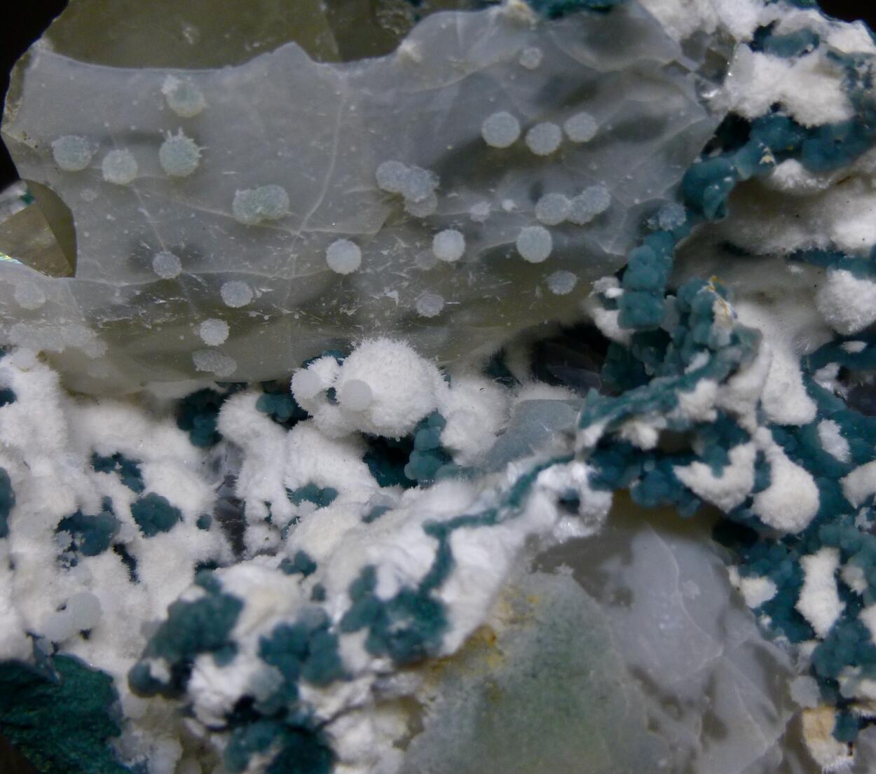 Okenite Calcite & Chalcedony