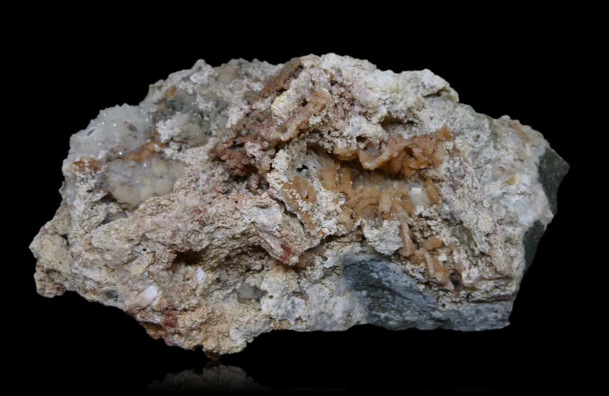 Quartz & Adularia Psm Laumontite