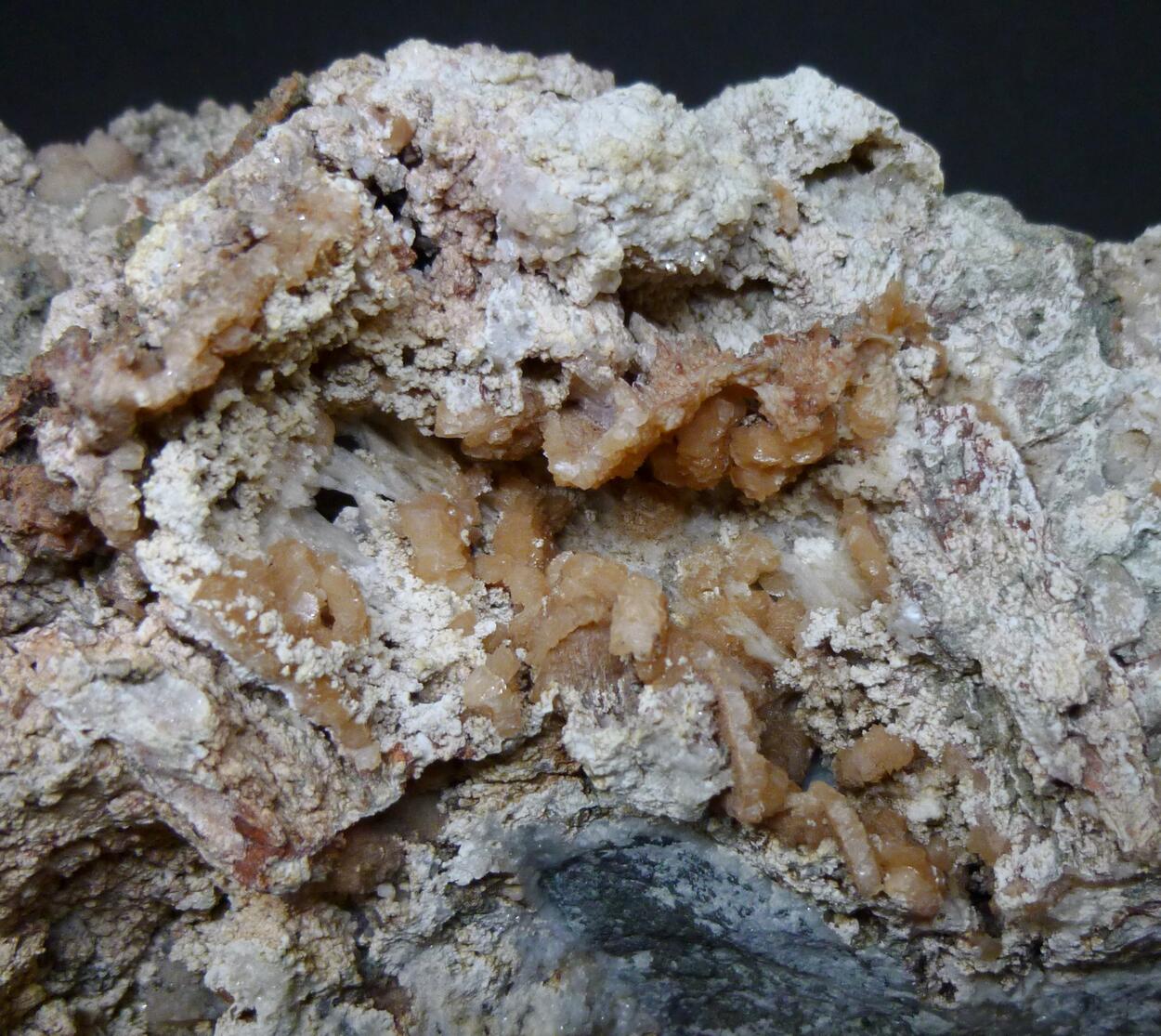 Quartz & Adularia Psm Laumontite