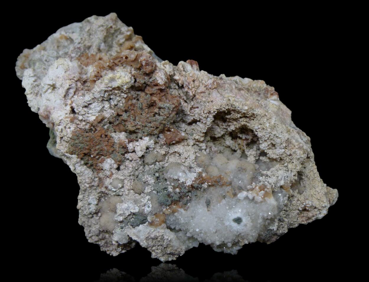 Quartz & Adularia Psm Laumontite