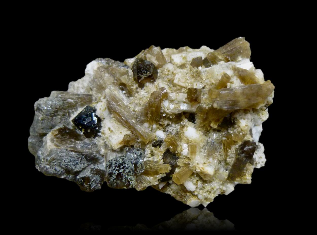 Stilbite & Smoky Quartz