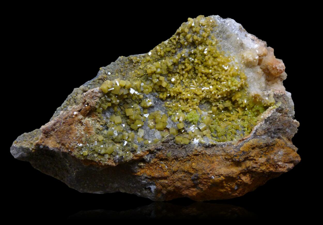 Wulfenite Calcite & Mimetite