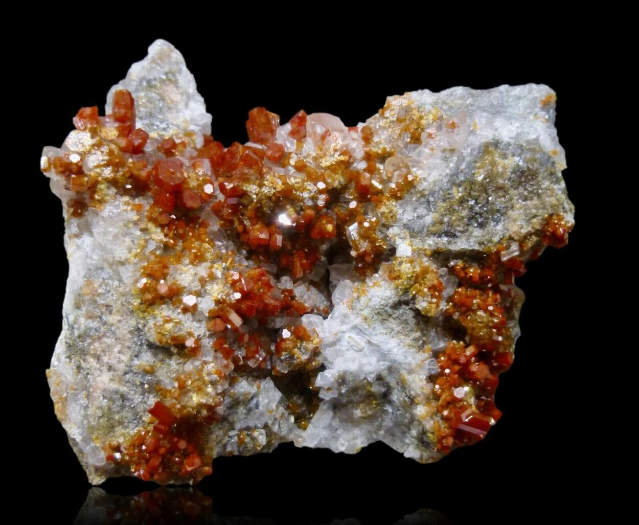 Vanadinite & Calcite
