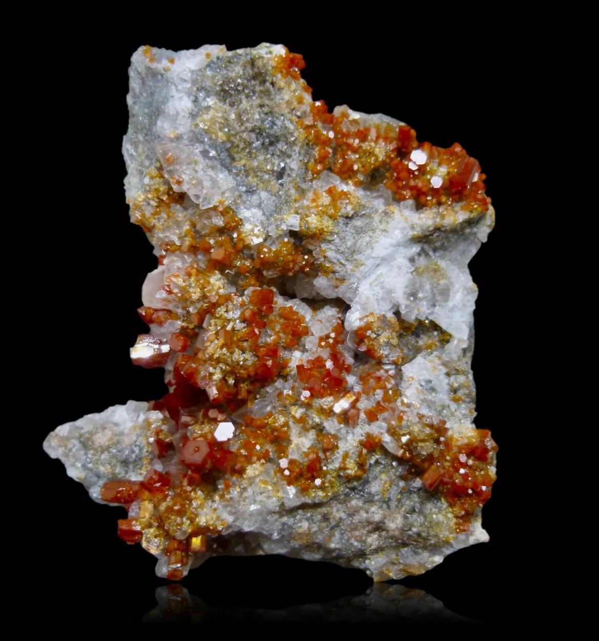 Vanadinite & Calcite