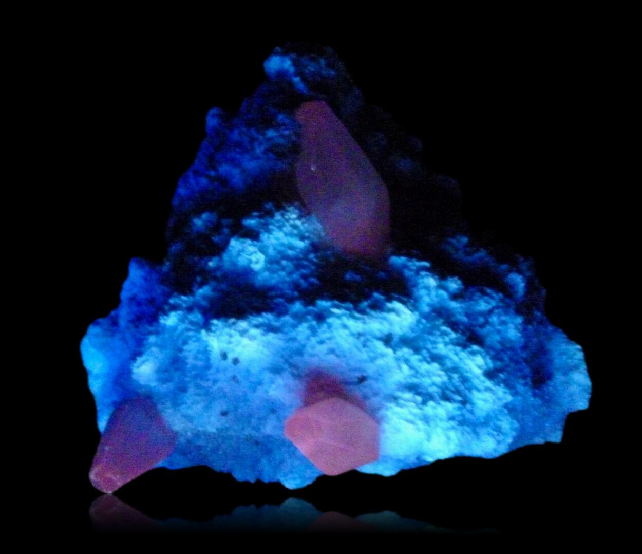 Calcite Mordenite & Heulandite