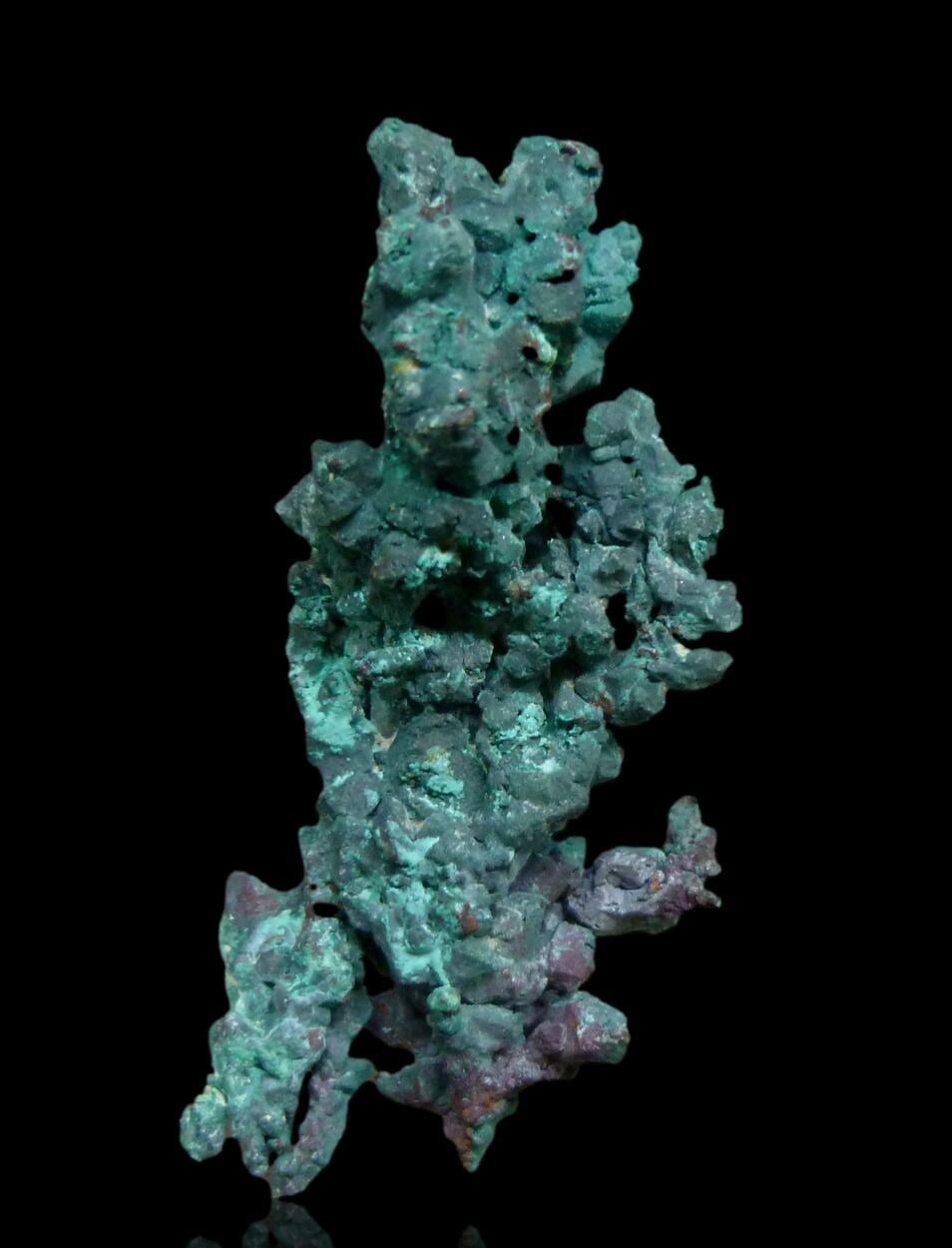 Native Copper & Malachite
