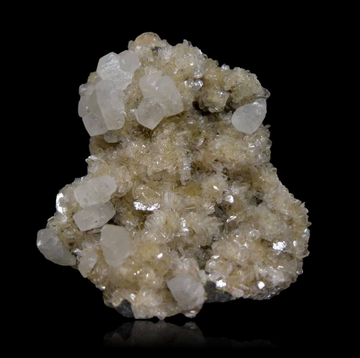 Calcite & Heulandite
