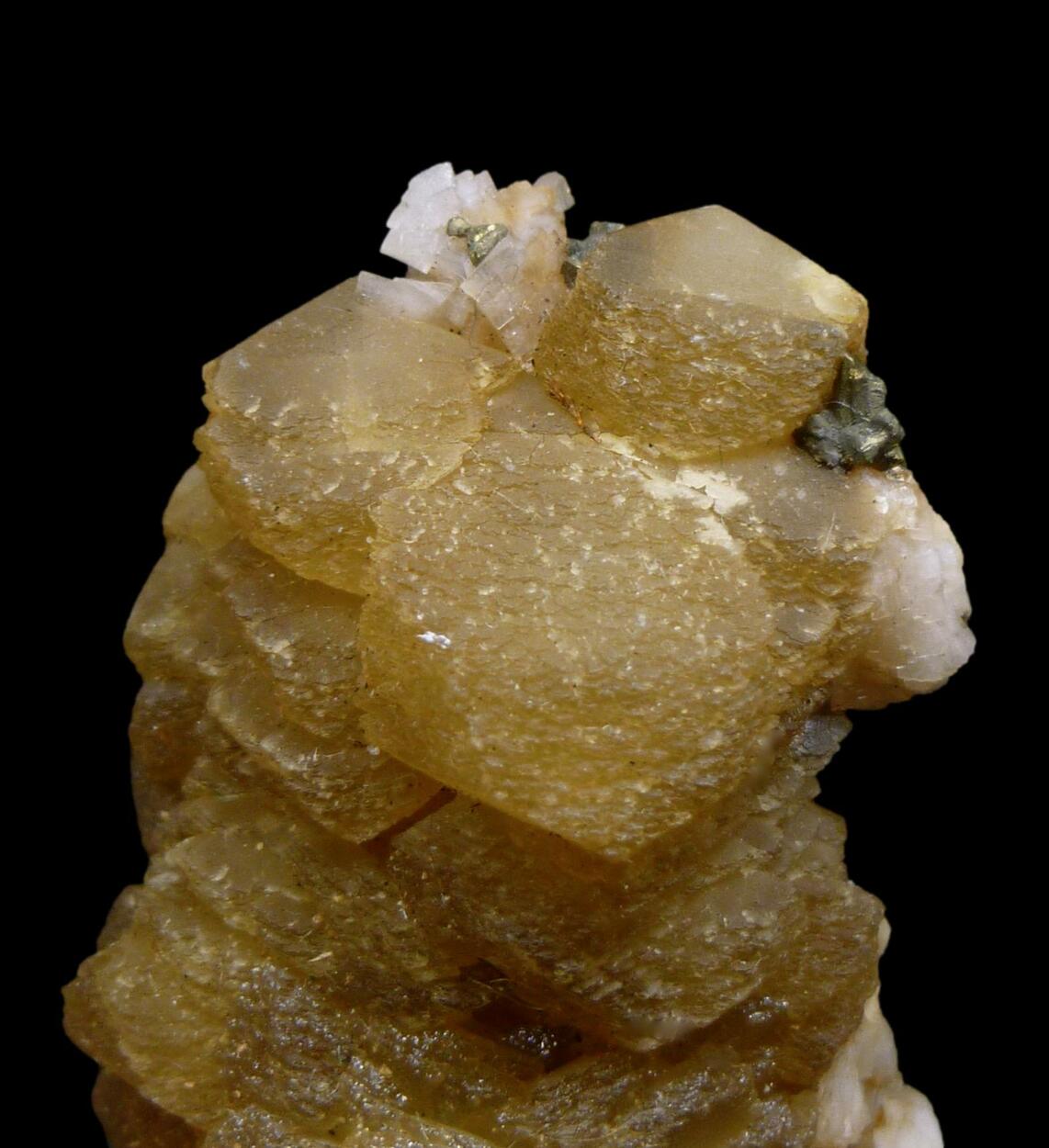 Calcite Dolomite & Chalcopyrite