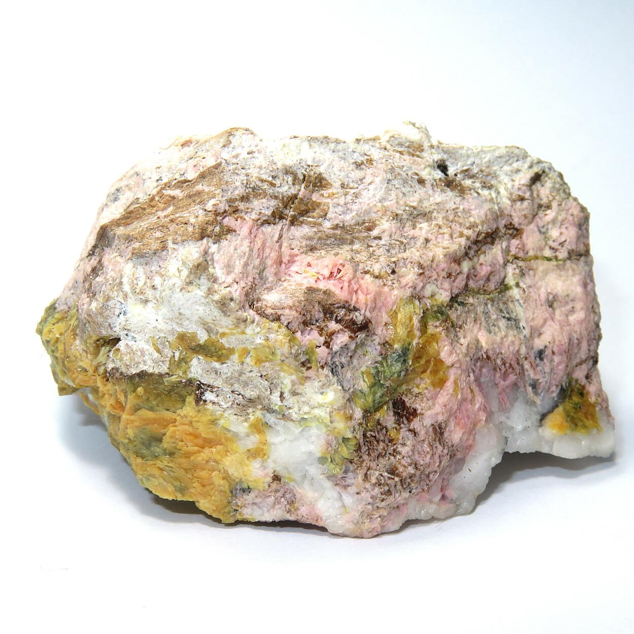 Tinzenite & Rhodonite & Parsettensite