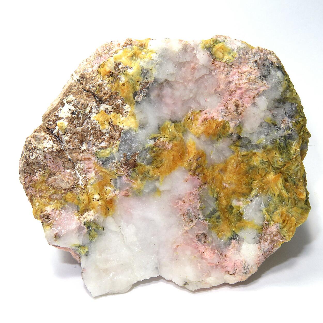 Tinzenite & Rhodonite & Parsettensite