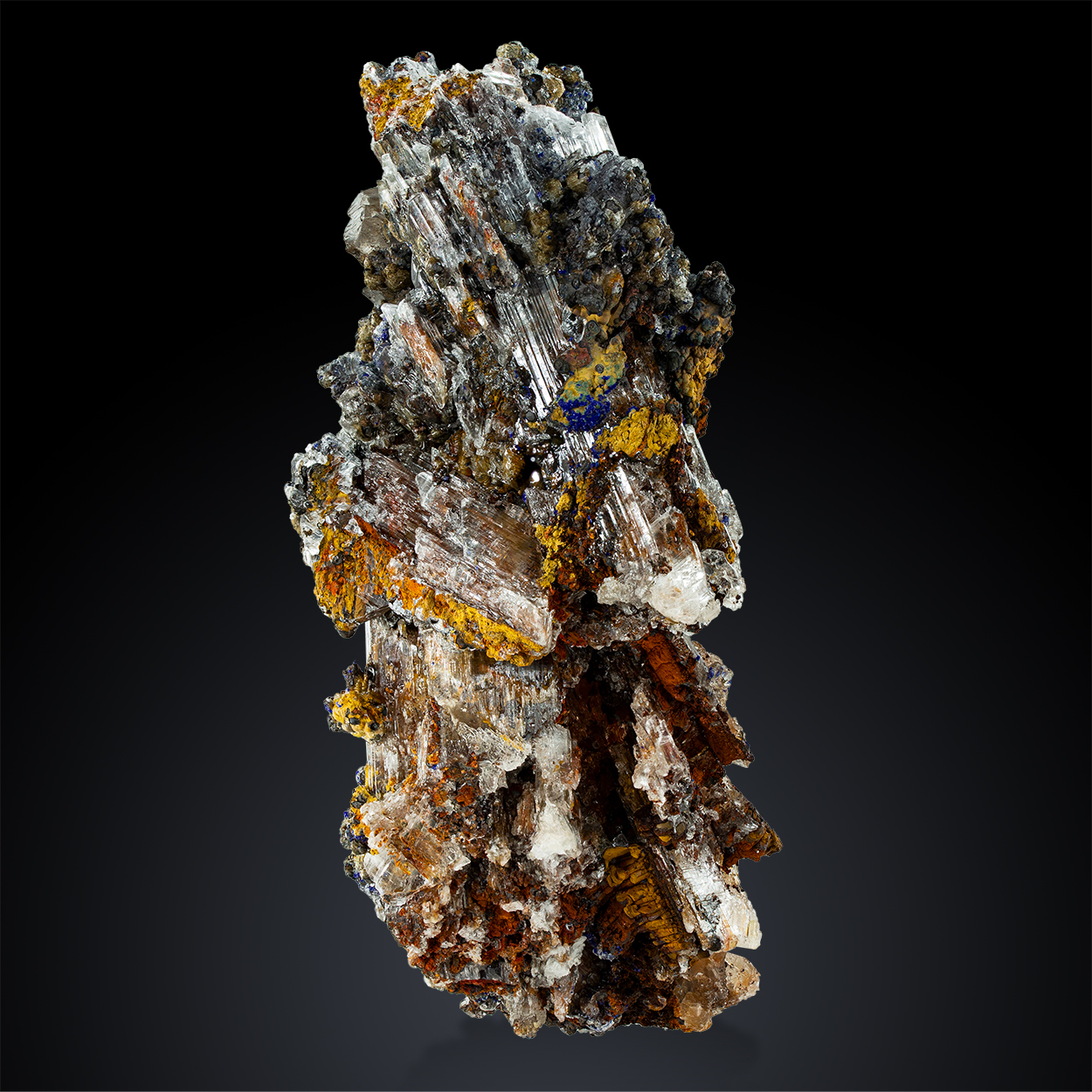 Gypsum Limonite & Azurite