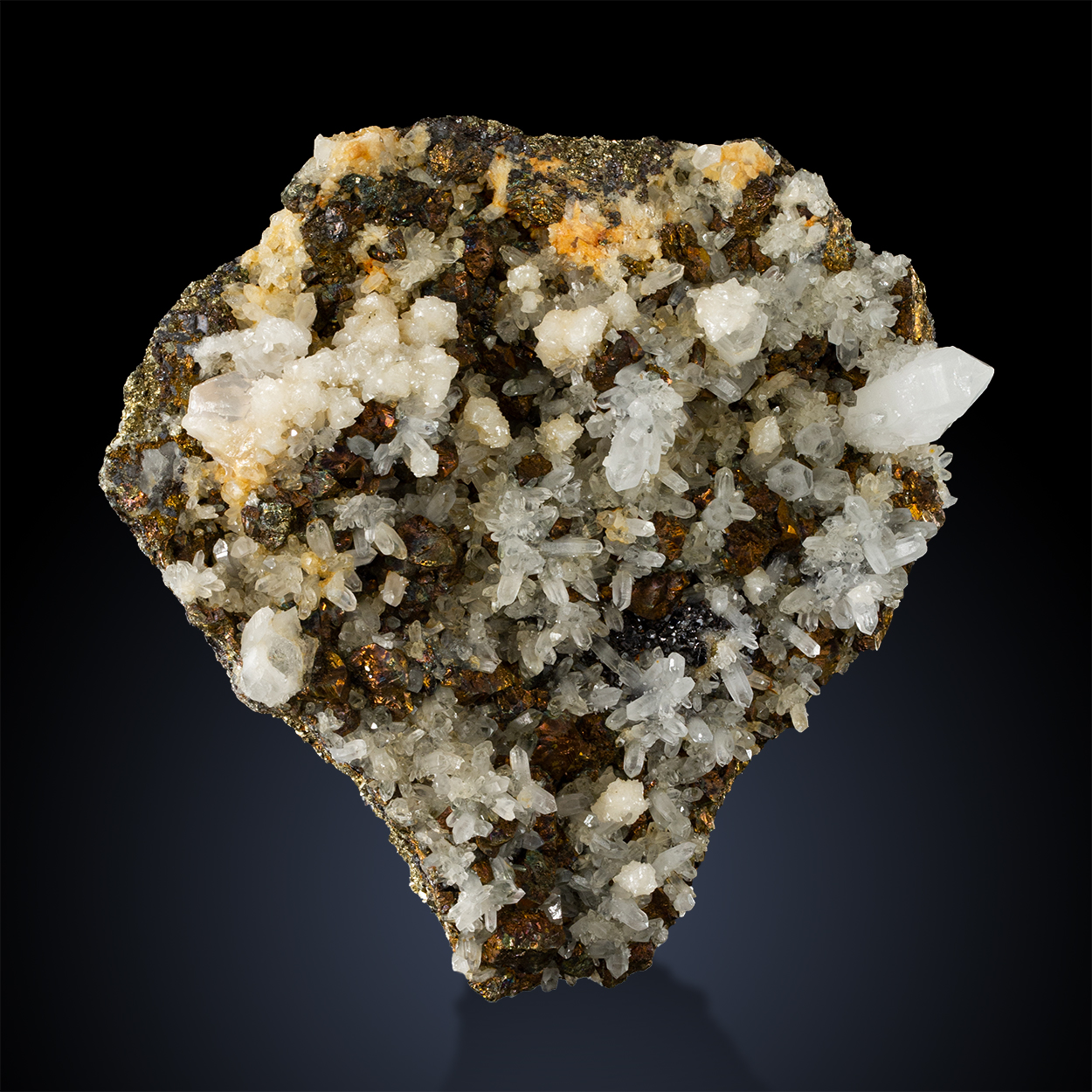 Quartz Chalcopyrite & Sphalerite