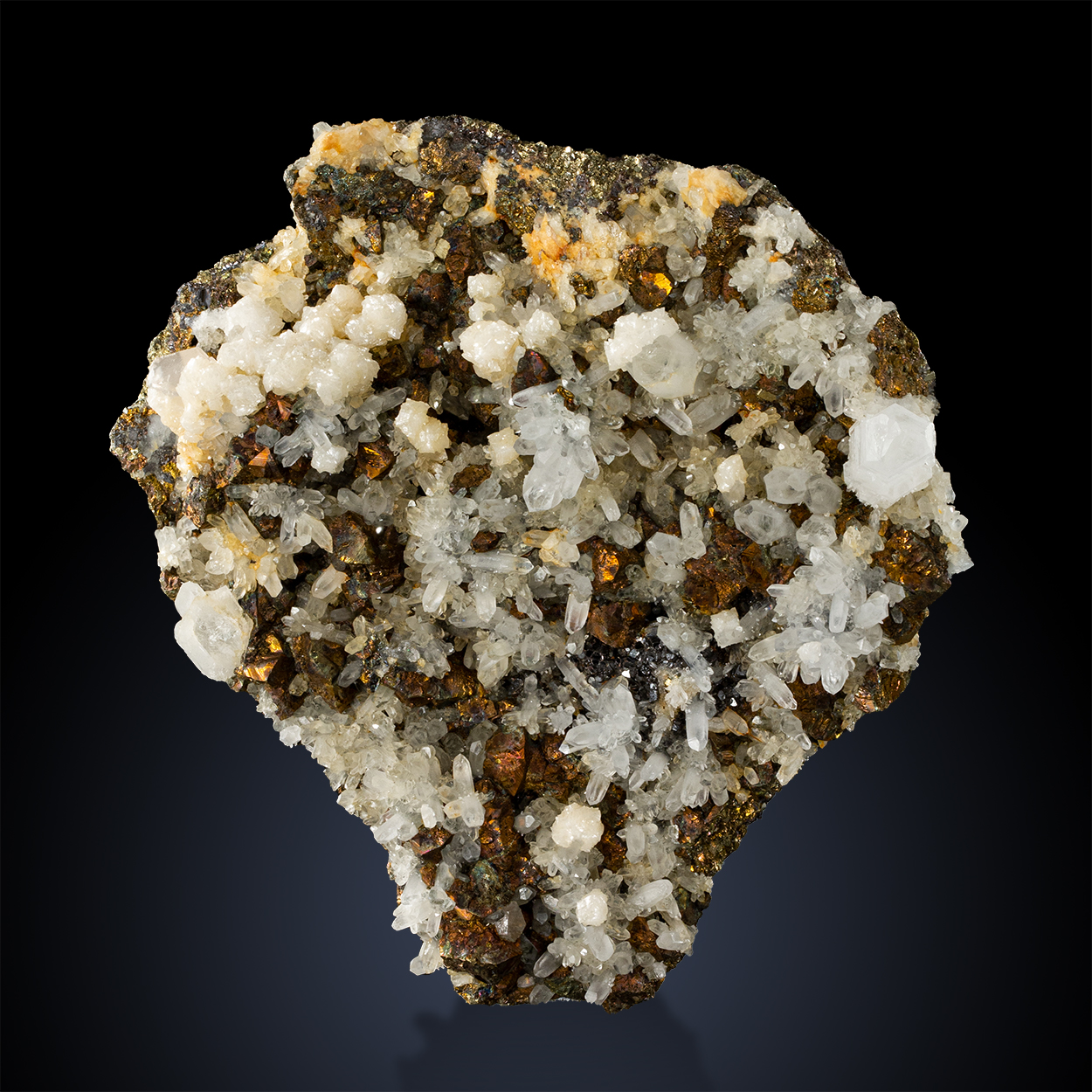 Quartz Chalcopyrite & Sphalerite