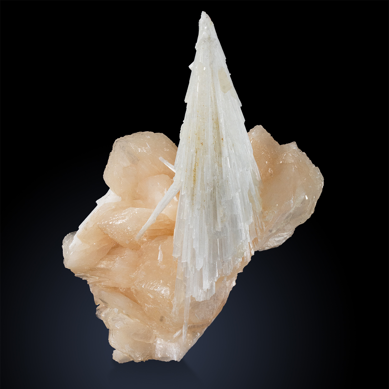 Scolecite On Stilbite