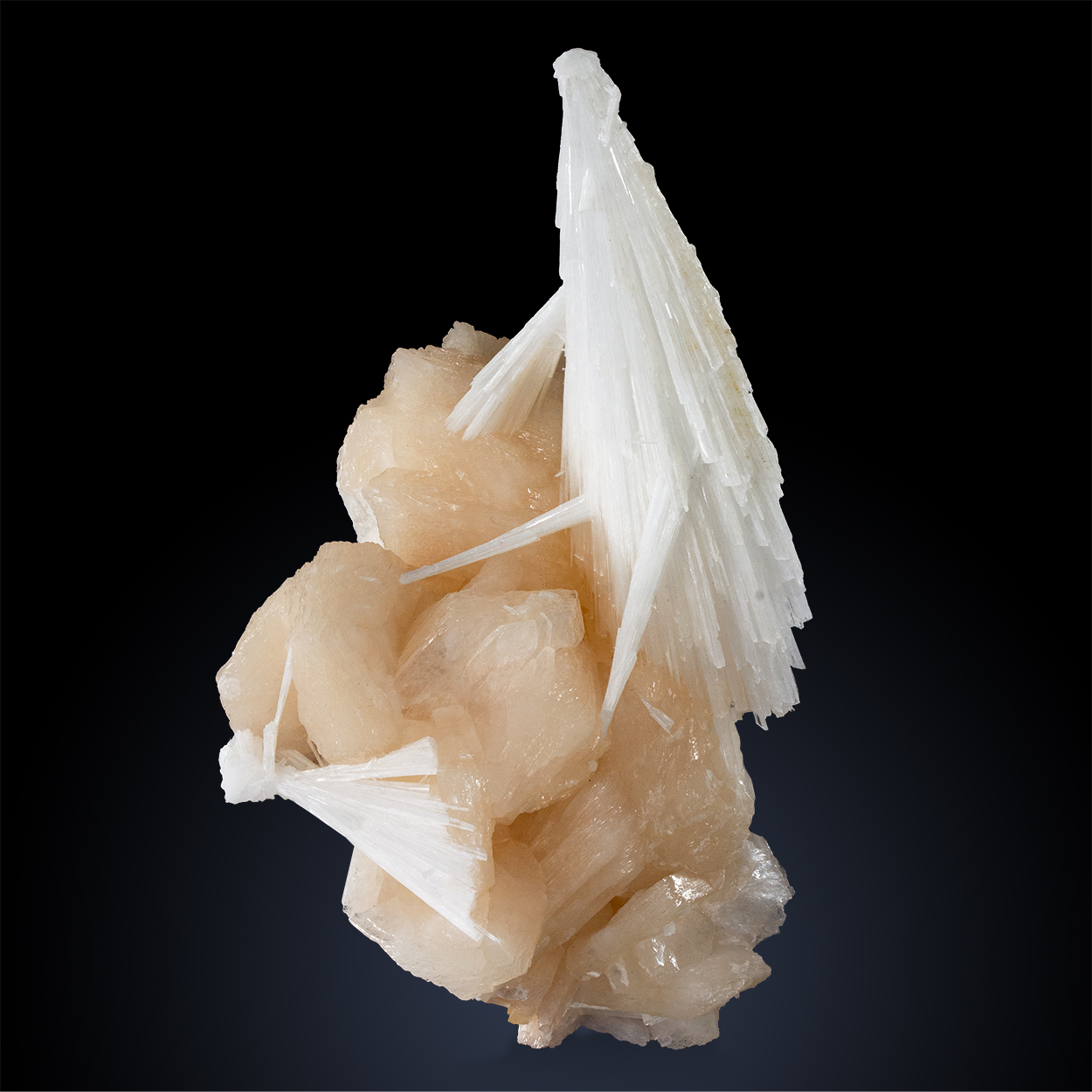 Scolecite On Stilbite