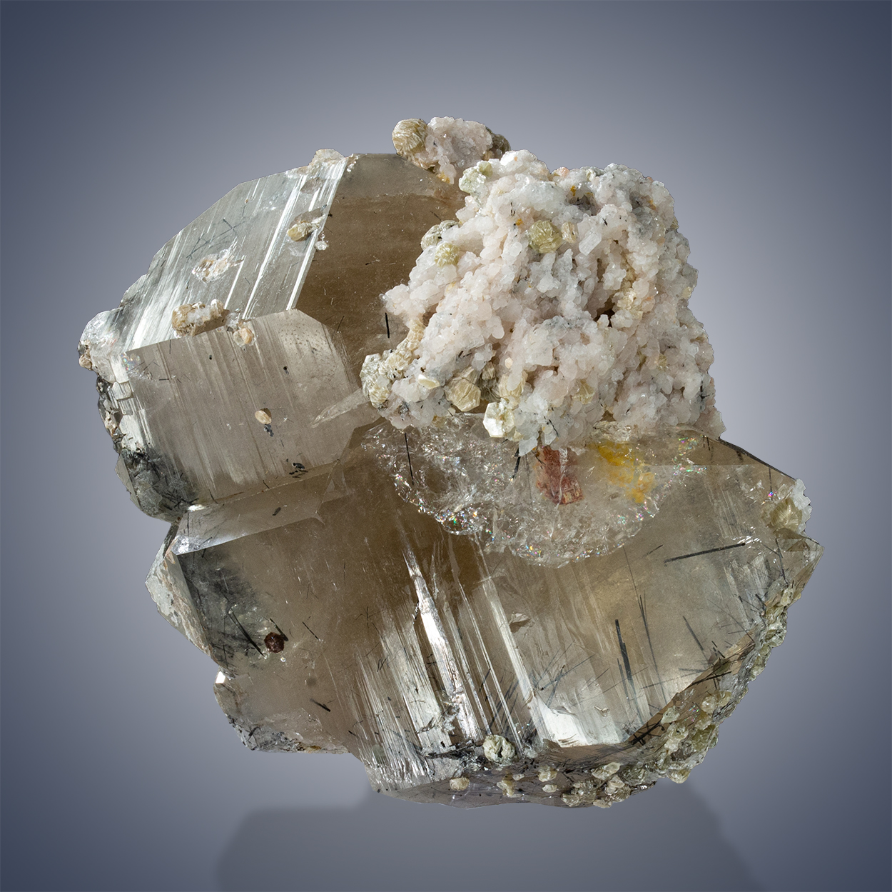 Quartz Schorl Albite & Muscovite