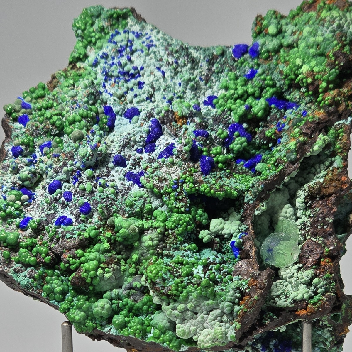 Azurite Conichalcite Arsenocrandallite & Aragonite