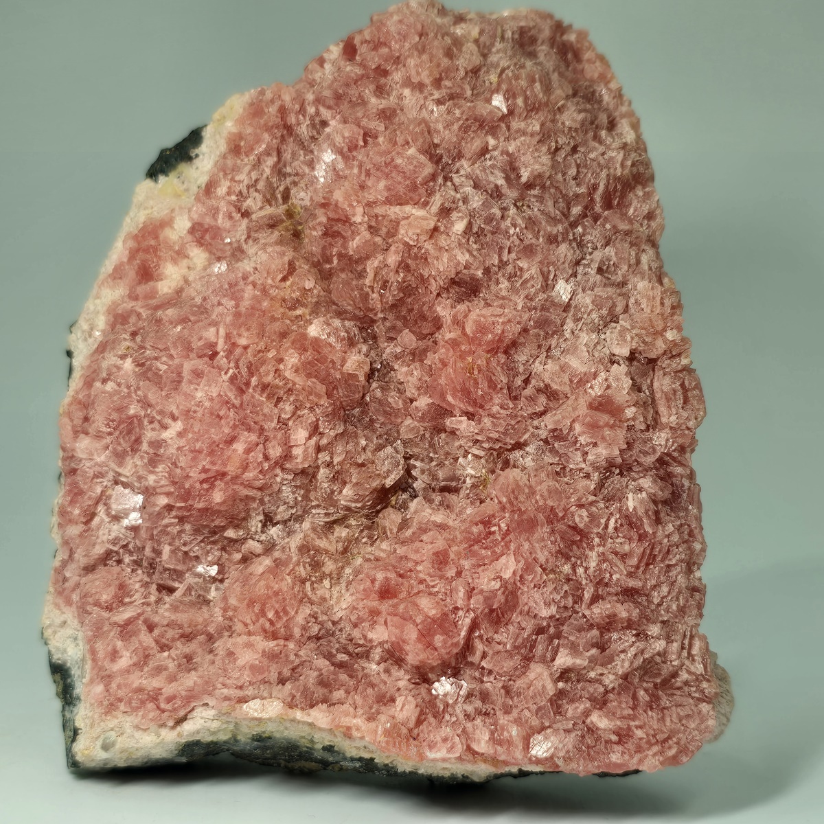 Rhodochrosite Sphalerite & Pyrite