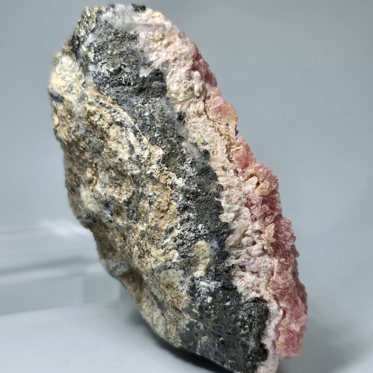 Rhodochrosite Sphalerite & Pyrite