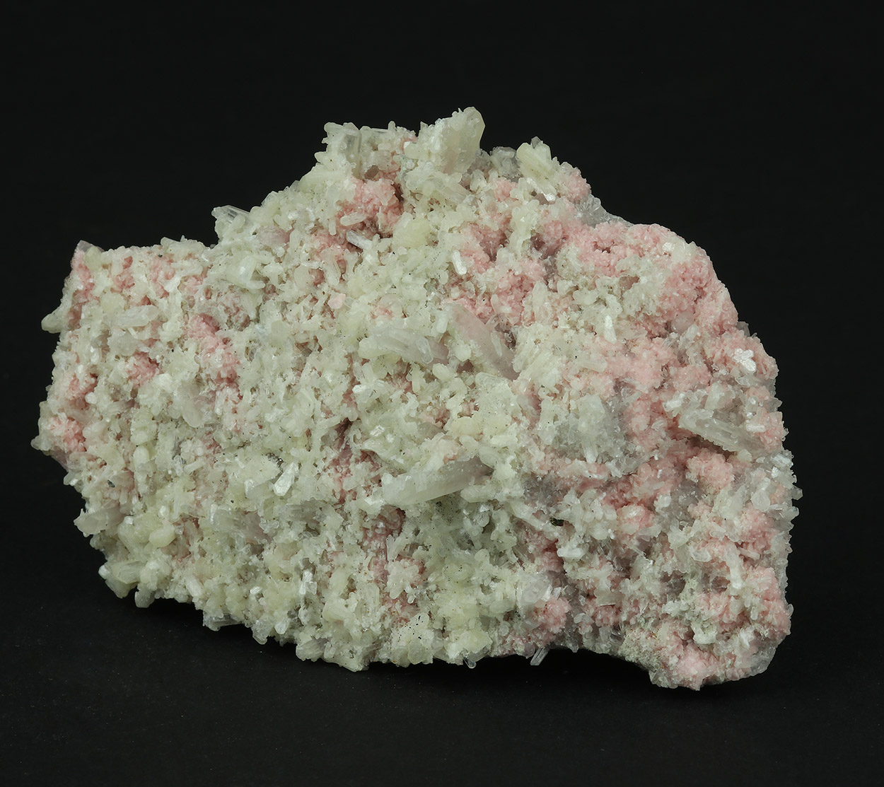 Rhodochrosite Stilbite & Quartz