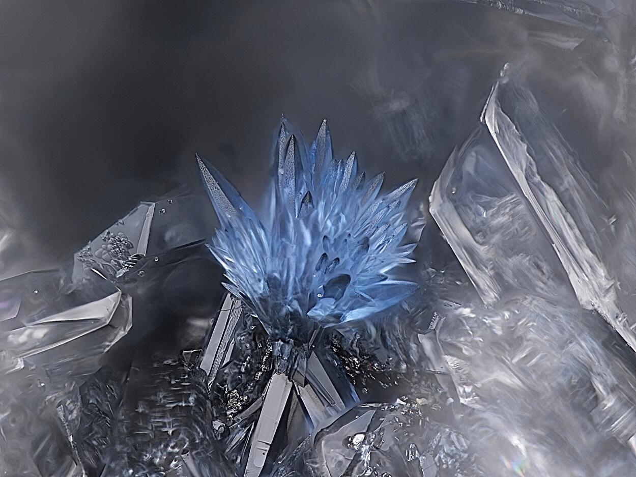 Jeremejevite & Sanidine