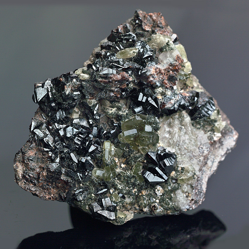 Cassiterite & Apatite